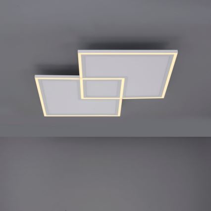 Leuchten Direkt 14855-16 - Светодиодный диммируемый потолочный светильник EDGING LED/51W/230V 2700-5000K + пульт ДУ