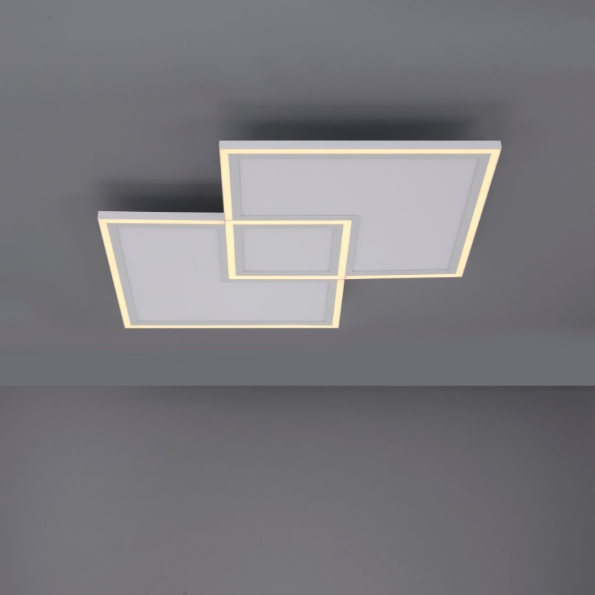 Leuchten Direkt 14855-16 - Светодиодный диммируемый потолочный светильник EDGING LED/51W/230V 2700-5000K + пульт ДУ