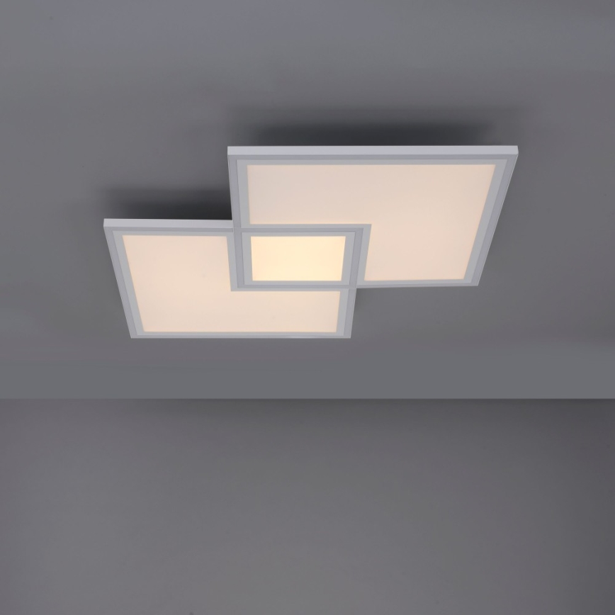 Leuchten Direkt 14855-16 - Светодиодный диммируемый потолочный светильник EDGING LED/51W/230V 2700-5000K + пульт ДУ