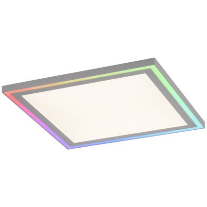 Leuchten Direkt 14900-16 - Светодиодный потолочный RGB-светильник с регулированием яркости EDGING LED/24W/230V + дистанционное управление