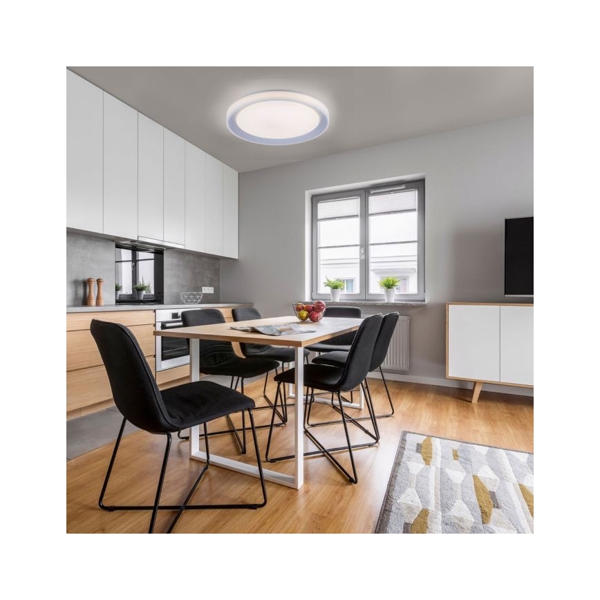 Leuchten Direkt 15110-21 - Стельовий LED RGB світильник з регулюванням яскравості LENI LOLASMART LED/40W/230V + дистанційне керування
