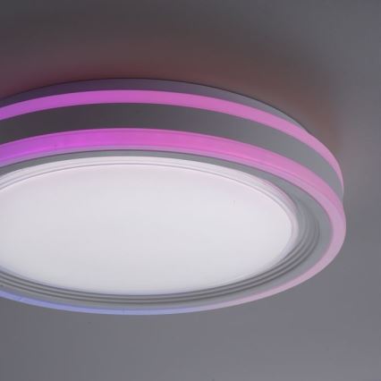 Leuchten Direkt 15152-16 - Світлодіодний RGBW димований стельовий світильник SPHERIC LED/18W/230V + дистанційне керування