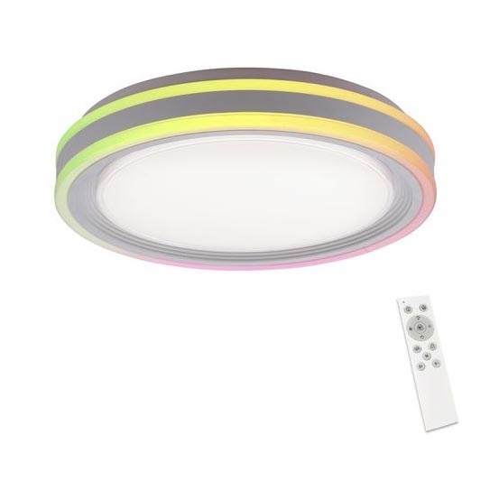Leuchten Direkt 15152-16 - Світлодіодний RGBW димований стельовий світильник SPHERIC LED/18W/230V + дистанційне керування