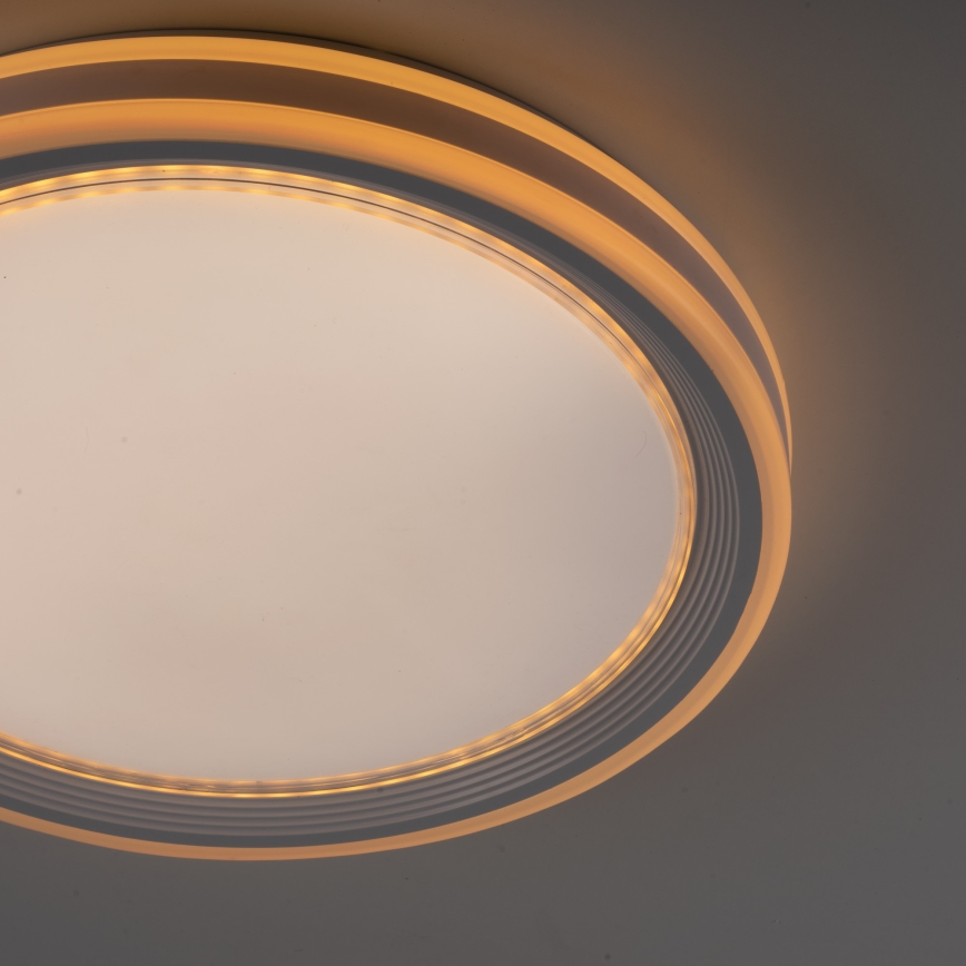 Leuchten Direkt 15154-16 - Светодиодный потолочный RGB-светильник с регулированием яркости EDGING LED/39W/230V + дистанционное управление