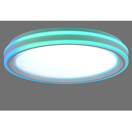 Leuchten Direkt 15154-16 - Светодиодный потолочный RGB-светильник с регулированием яркости EDGING LED/39W/230V + дистанционное управление
