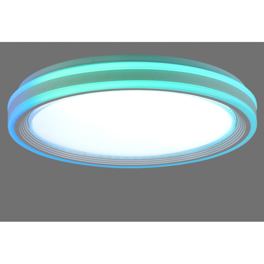 Leuchten Direkt 15154-16 - Светодиодный потолочный RGB-светильник с регулированием яркости EDGING LED/39W/230V + дистанционное управление