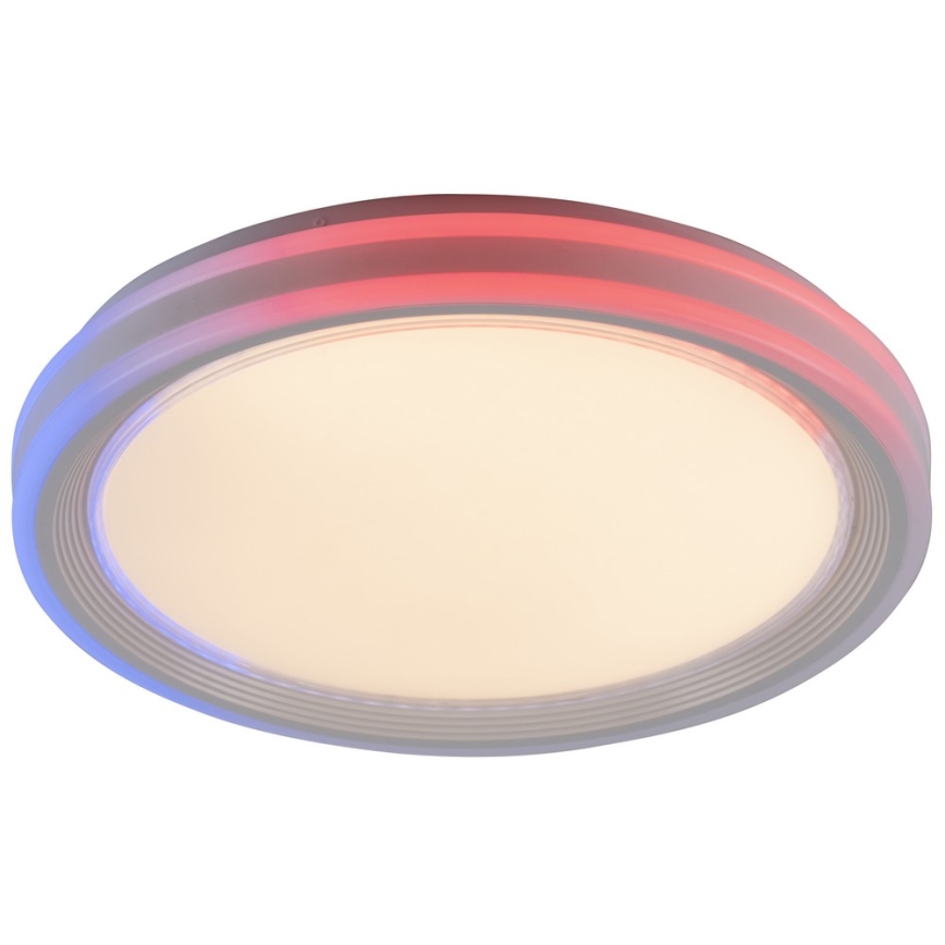 Leuchten Direkt 15154-16 - Светодиодный потолочный RGB-светильник с регулированием яркости EDGING LED/39W/230V + дистанционное управление