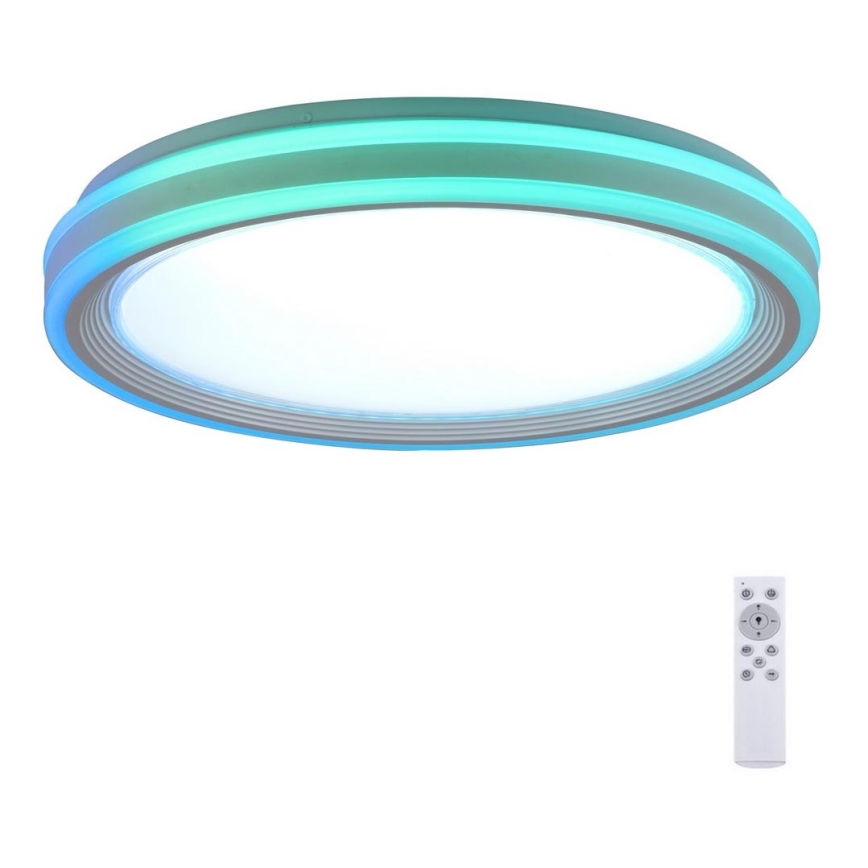 Leuchten Direkt 15154-16 - Светодиодный потолочный RGB-светильник с регулированием яркости EDGING LED/39W/230V + дистанционное управление