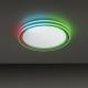 Leuchten Direkt 15154-16 - Светодиодный потолочный RGB-светильник с регулированием яркости EDGING LED/39W/230V + дистанционное управление