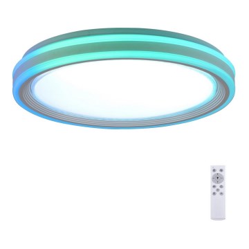 Leuchten Direkt 15154-16 - Світлодіодний RGB регульований стельовий світильник EDGING LED/39W/230V + дистанційне керування