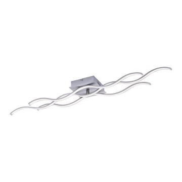 Leuchten Direkt 15166-55 - Пристельова LED люстра WAWE LED/28W/230V матовий хром
