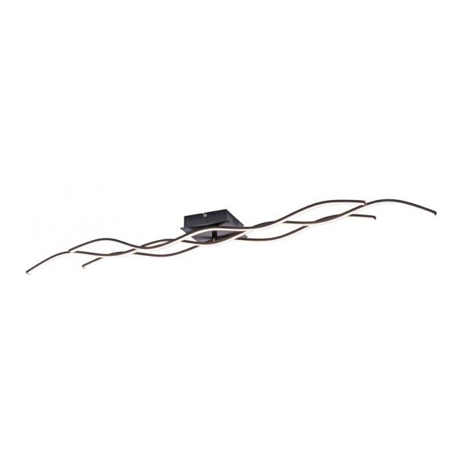 Leuchten Direkt 15167-18-Пристельова LED люстра WAWE 2xLED/12,5W/230V+1xLED/17W чорний