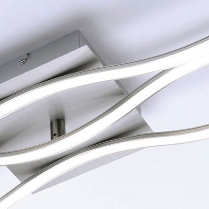 Leuchten Direkt 15167-55 - Светодиодная поверхностно-монтируемая люстра WAWE 2xLED/12,5W/230V+1xLED/17W