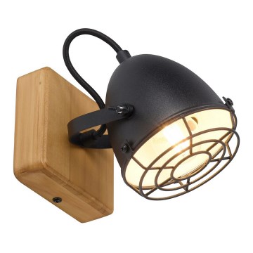 Leuchten Direkt 15171-18 - Настінний точковий світильник BEETLE 1xE14/10W/230V сосна