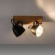 Leuchten Direkt 15172-18 - Точечный светильник BEETLE 2xE14/10W/230V сосна