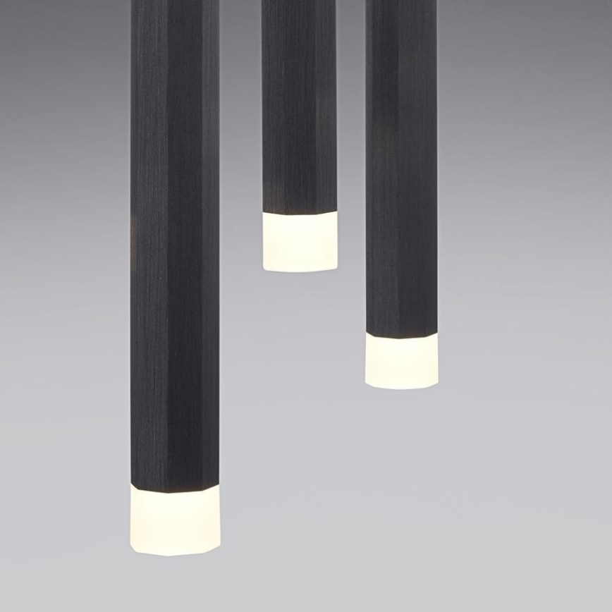 Leuchten Direkt 15203-18 - Светодиодная люстра на тросе 3xLED/4,8W/230V черная