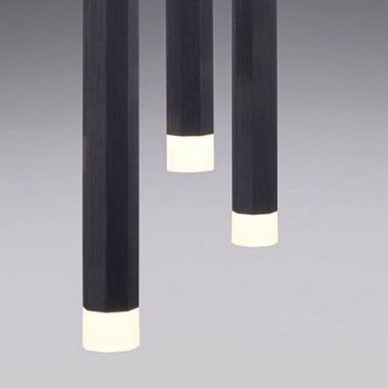 Leuchten Direkt 15205-18 - Підвісна LED люстра BRUNO 5xLED/4,8W/230V чорний