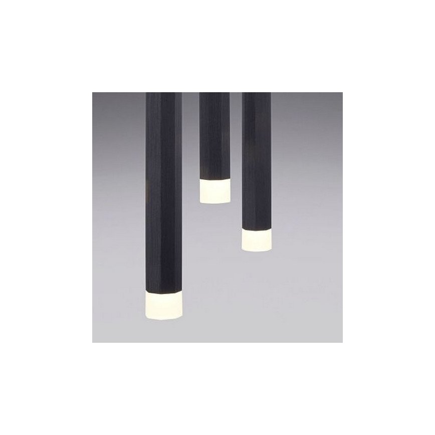 Leuchten Direkt 15205-18 - Светодиодная люстра на тросе BRUNO 5xLED/4,8W/230V черная