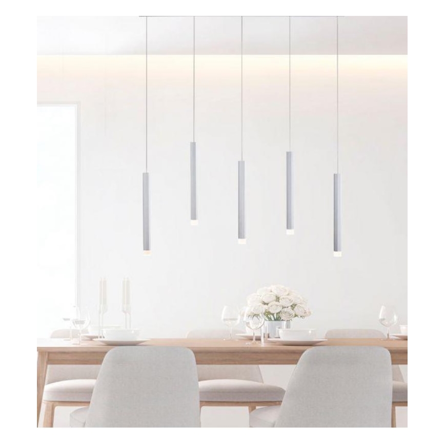 Leuchten Direkt 15205-95 - Підвісна LED люстра BRUNO 5xLED/4,8W/230V