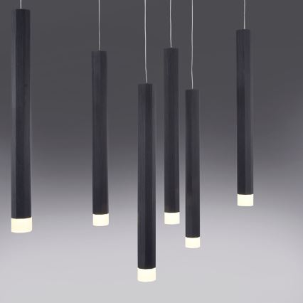 Leuchten Direkt 15206-18 - Підвісна LED люстра 10xLED/4,8W/230V чорний