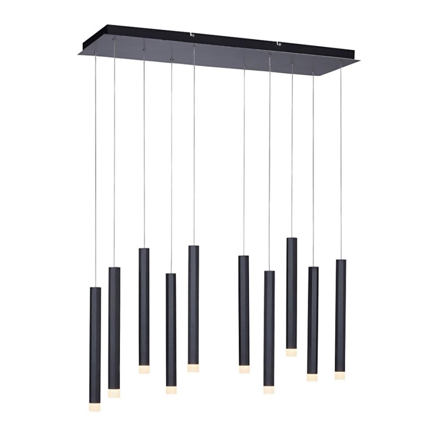 Leuchten Direkt 15206-18 - Светодиодная люстра на тросе 10xLED/4,8W/230V черная