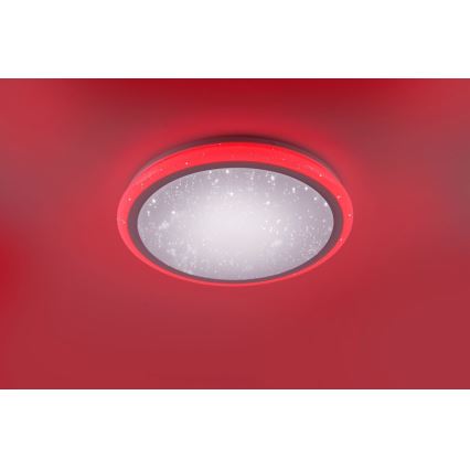 Leuchten Direkt 15220-16 - Стельовий LED RGB світильник з регулюванням яскравості LUISA LED/28W/230V + дистанційне керування