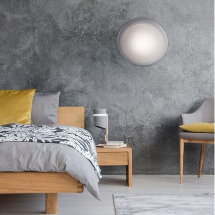 Leuchten Direkt 15220-16 - Стельовий LED RGB світильник з регулюванням яскравості LUISA LED/28W/230V + дистанційне керування