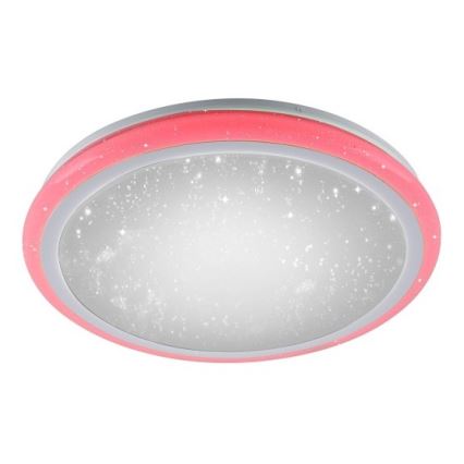 Leuchten Direkt 15220-16 - Стельовий LED RGB світильник з регулюванням яскравості LUISA LED/28W/230V + дистанційне керування