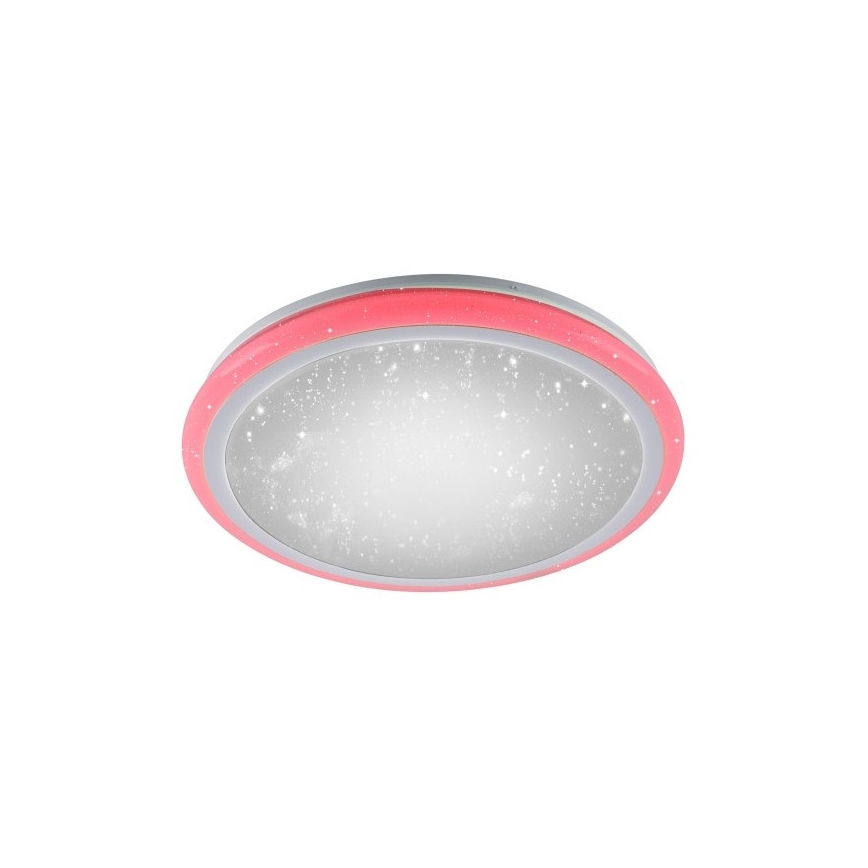 Leuchten Direkt 15220-16 - Стельовий LED RGB світильник з регулюванням яскравості LUISA LED/28W/230V + дистанційне керування