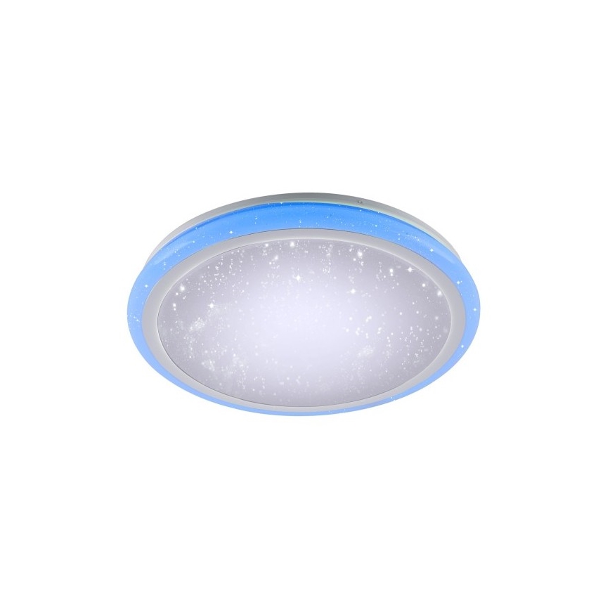 Leuchten Direkt 15220-16 - Стельовий LED RGB світильник з регулюванням яскравості LUISA LED/28W/230V + дистанційне керування