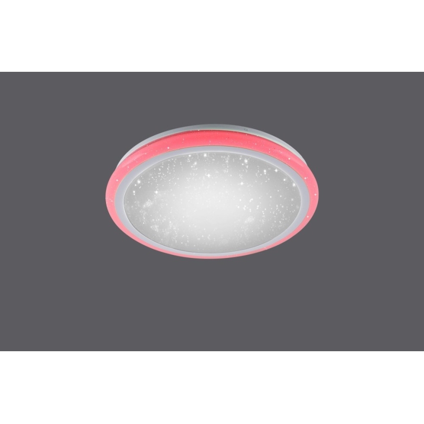 Leuchten Direkt 15220-16 - Стельовий LED RGB світильник з регулюванням яскравості LUISA LED/28W/230V + дистанційне керування