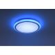 Leuchten Direkt 15220-16 - Стельовий LED RGB світильник з регулюванням яскравості LUISA LED/28W/230V + дистанційне керування