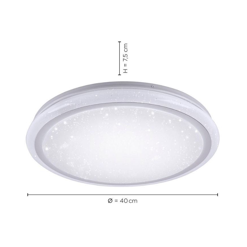 Leuchten Direkt 15220-16 - Светодиодный диммируемый RGB-светильник LUISA LED/28W/230V + ДУ
