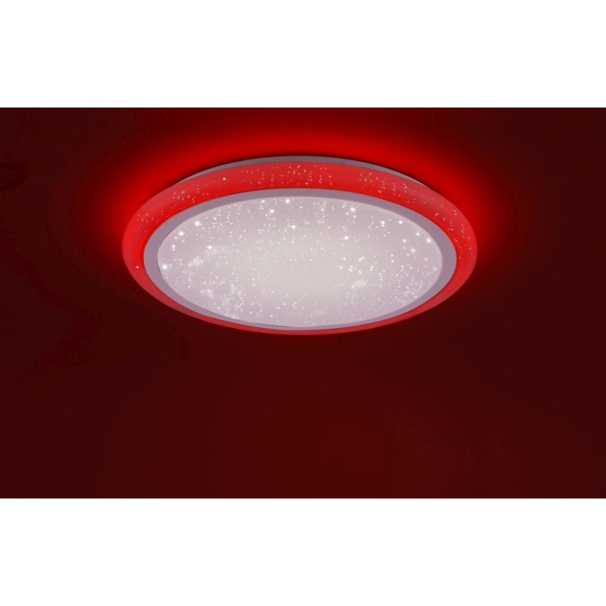 Leuchten Direkt 15230-16 - Стельовий LED RGB світильник з регулюванням яскравості LUISA LED/42W/230V 3000-6400K + дистанційне керування