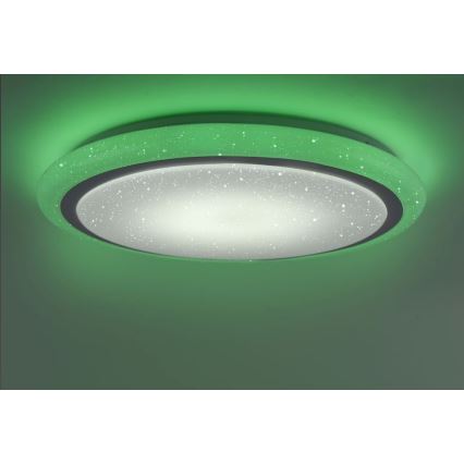 Leuchten Direkt 15230-16 - Стельовий LED RGB світильник з регулюванням яскравості LUISA LED/42W/230V 3000-6400K + дистанційне керування