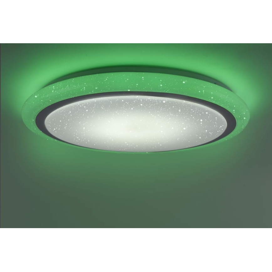 Leuchten Direkt 15230-16 - Стельовий LED RGB світильник з регулюванням яскравості LUISA LED/42W/230V 3000-6400K + дистанційне керування