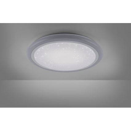 Leuchten Direkt 15230-16 - Стельовий LED RGB світильник з регулюванням яскравості LUISA LED/42W/230V 3000-6400K + дистанційне керування