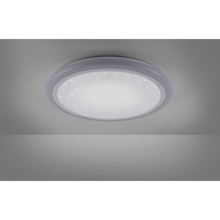 Leuchten Direkt 15230-16 - Стельовий LED RGB світильник з регулюванням яскравості LUISA LED/42W/230V 3000-6400K + дистанційне керування