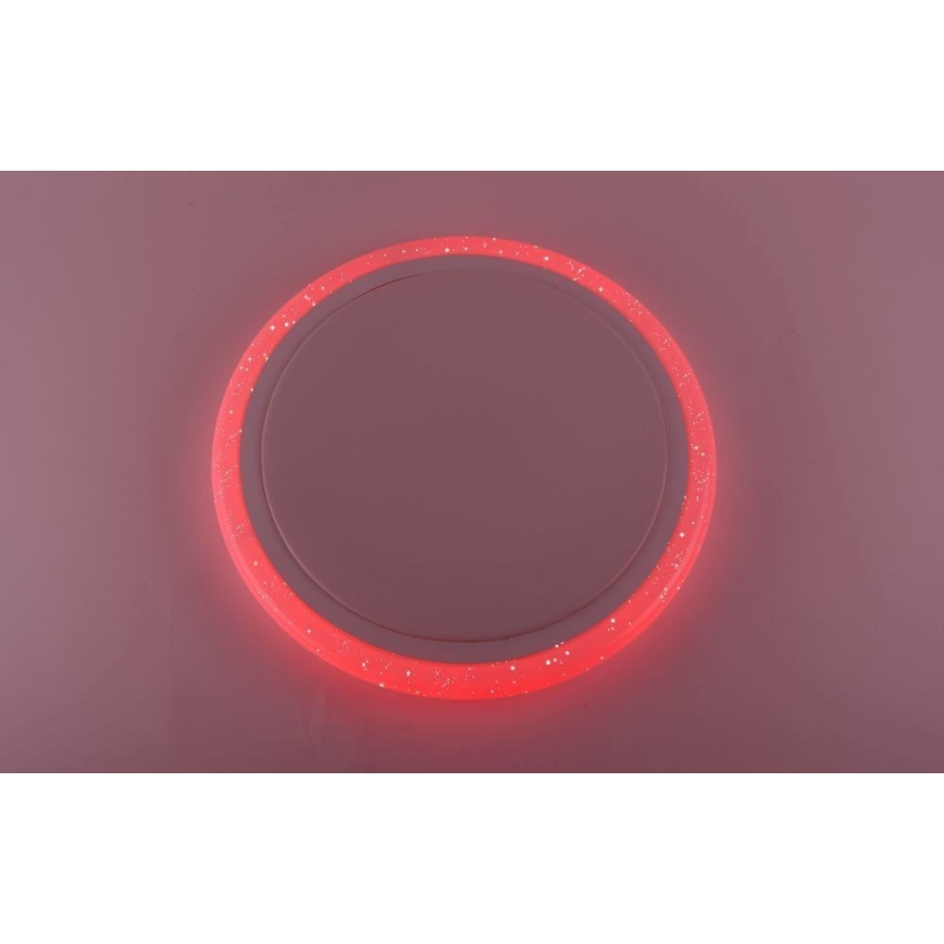 Leuchten Direkt 15230-16 - Стельовий LED RGB світильник з регулюванням яскравості LUISA LED/42W/230V 3000-6400K + дистанційне керування