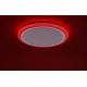 Leuchten Direkt 15230-16 - Стельовий LED RGB світильник з регулюванням яскравості LUISA LED/42W/230V 3000-6400K + дистанційне керування