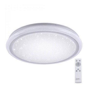 Leuchten Direkt 15230-16 - Стельовий LED RGB світильник з регулюванням яскравості LUISA LED/42W/230V 3000-6400K + дистанційне керування