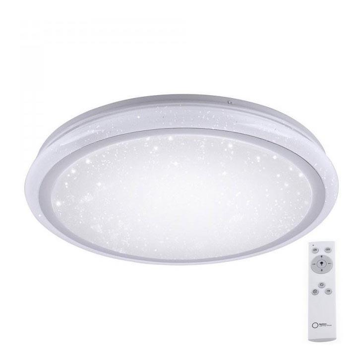 Leuchten Direkt 15230-16 - Стельовий LED RGB світильник з регулюванням яскравості LUISA LED/42W/230V 3000-6400K + дистанційне керування