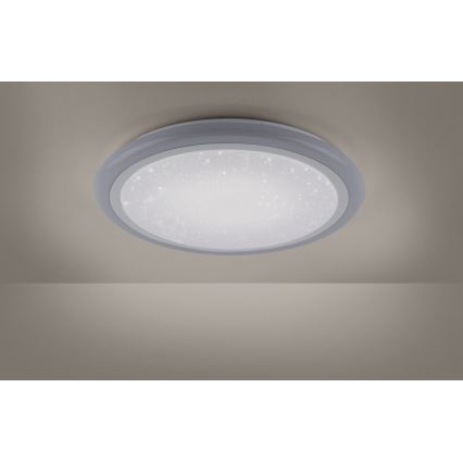 Leuchten Direkt 15230-16 - Светодиодный диммируемый потолочный RGB-светильник LUISA LED/42W/230V 3000-6400K + пульт ДУ