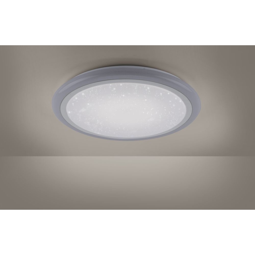Leuchten Direkt 15230-16 - Светодиодный диммируемый потолочный RGB-светильник LUISA LED/42W/230V 3000-6400K + пульт ДУ