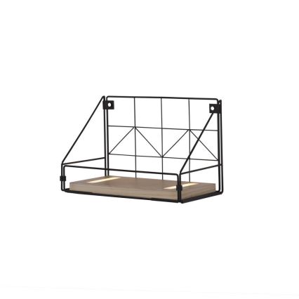 Leuchten Direkt 15276-18 - Полка со светодиодной подсветкой BOARD 2xLED/1,75W/230V 30 см эвкалипт