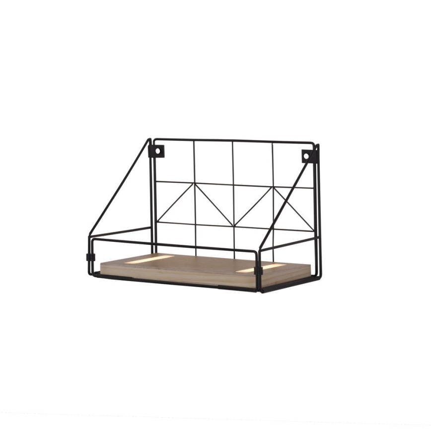 Leuchten Direkt 15276-18 - Полка со светодиодной подсветкой BOARD 2xLED/1,75W/230V 30 см эвкалипт