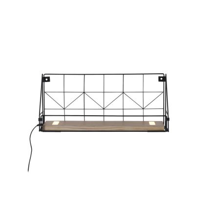 Leuchten Direkt 15277-18 - Полка со светодиодной подсветкой BOARD 2xLED/1,75W/230V 45 см эвкалипт