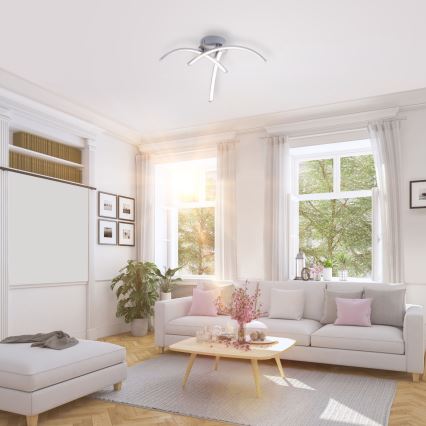 Leuchten Direkt 15341-55 - Светодиодная припотолочная люстра VALERIE 3xLED/3,7W/230V