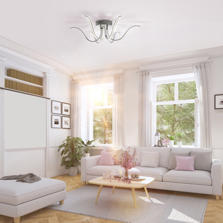 Leuchten Direkt 15342-17 - Пристельова LED люстра VALERIE 6xLED/4,5W/230V