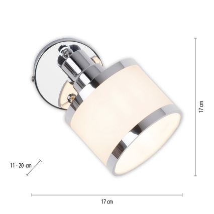 Leuchten Direkt 15371-17 - Настенный точечный светильник ACCOR 1xE14/25W/230V